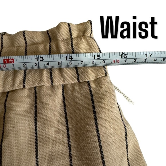 Worthington Tan Striped Ankle Pants - Picture 8 of 11